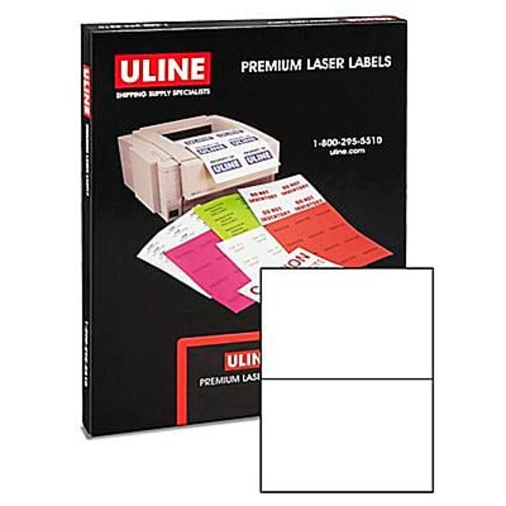 100 Blank shipping labels Inkjet & Laser Printers